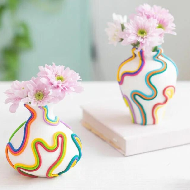 Tuto : Créer un vase unique et coloré avec de la pâte FIMO - Idées conseils  et tuto Décoration