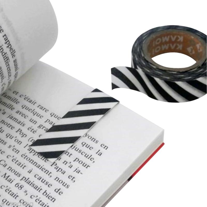 Marque-page magnétique en masking tape - Idées conseils et tuto