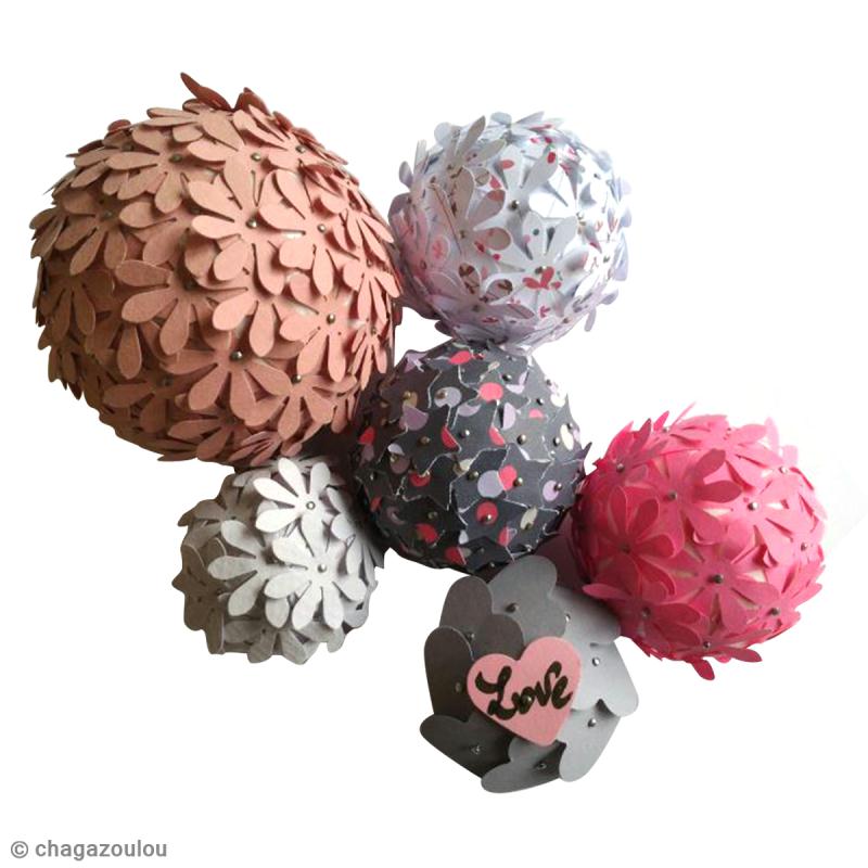 Healifty Lot de 100 boules en mousse de polystyrène pour décorations Fai-da-Te et décorations d'arbres de Noël Bonbonnières cadeaux 3 cm 
