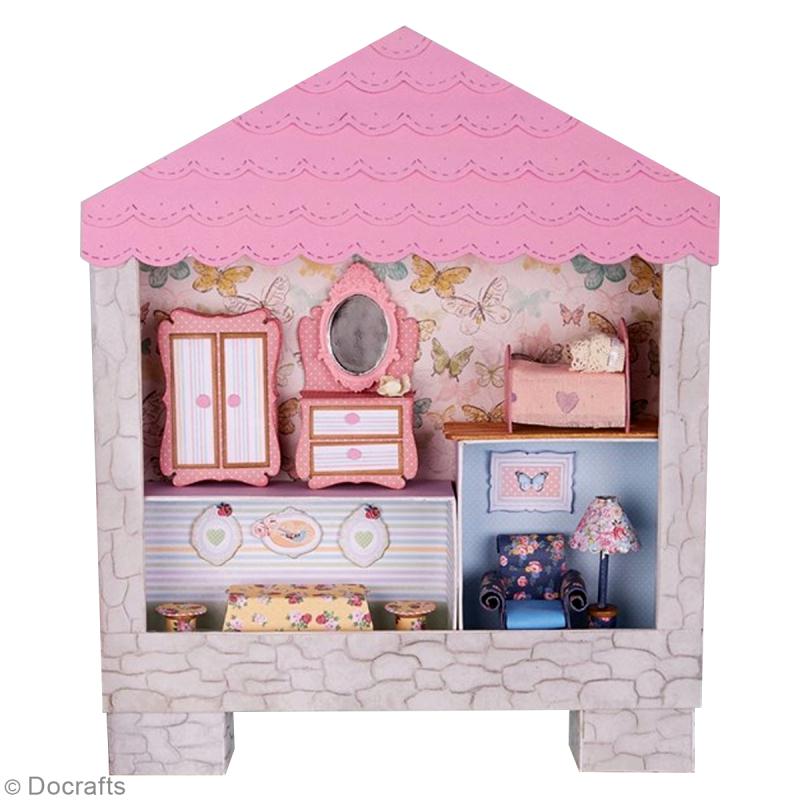 Maison de poupées miniature sec Blocs de Pierre Modèle Revêtement 
