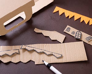 Utilisez des emballages pour les décorations d’Halloween