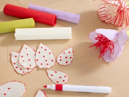 Image inspirante pour les techniques du papier crépon
