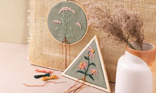 Image d'inspiration avec broderie