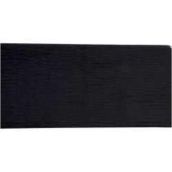 Papier Crépon, feuille 50x250 cm, noir, 10 pli/ 1 Pq.