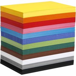 Papier cartonné coloré