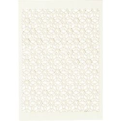 Papier cartonné motif dentelle
