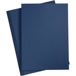 Papier cartonné, A4, feuille 210x297 mm, 220 gr, bleu, 10 pièces/ 1 Pq.