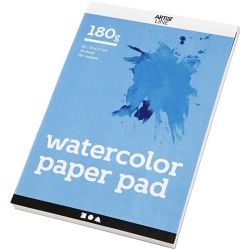 Bloc aquarelle, A5, feuille 148x210 mm, 180 gr, blanc, 20flles/ 1 pièce