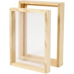 Moule double cadre pour la fabrication de papier