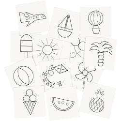 Cartes pour jeu de mémoire