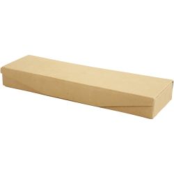Boîte plumier, dim. 21x6x2,5 cm, 1 pièce
