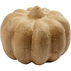 Citrouille, H : 9 cm, d 13 cm, 1 pièce