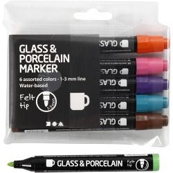 Feutres pour Verre et Porcelaine