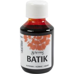 Peinture Batik pour textile, orange, 100 ml/ 1 flacon