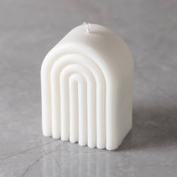Moule en Silicone, Arche, H : 8 cm, L : 5,5 cm, d 4 cm, 1 pi&egrave;ce/ 1 Pq.