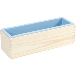 Moule en silicone, H : 8 cm, L : 27,5 cm, L : 8,6 cm, 1500 ml, 1 pièce