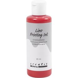 Encre pour Linogravure, rouge, 85ml/ 1 flacon
