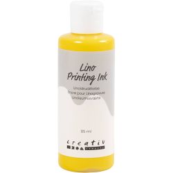 Encre pour Linogravure, jaune, 85ml/ 1 flacon
