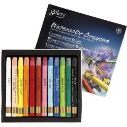 Pastels à la cire aquarellables