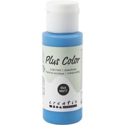 Peinture Acrylique Plus Color, bleu primaire, 60 ml/ 1 flacon