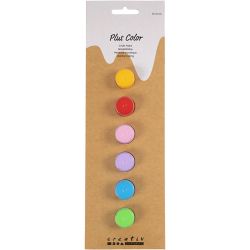 Peinture Acrylique Plus Color, multicolore, 6x5 ml/ 1 Pq.
