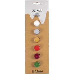 Peinture Acrylique Plus Color, couleurs de noël, 6x5 ml/ 1 Pq.