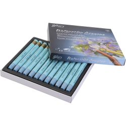 Pastels à la cire aquarellables