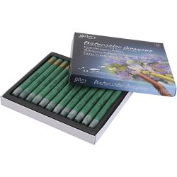 Pastels à la cire aquarellables