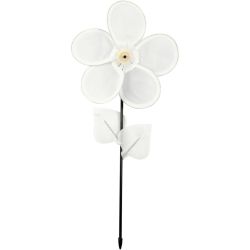 Moulin à vent fleur, 20 cm, 1 pièce