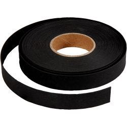 Bandes de tressage, L : 15 mm, ép. 0,55 mm, noir, 9.50 m/ 1 rouleau