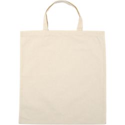 Sac Fourre-Tout, dim. 38x42 cm, 145 gr, naturel clair, 5 pièces/ 1 Pq.