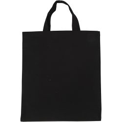 Sac Fourre-Tout, dim. 38x42 cm, 135 gr, noir, 1 pièce