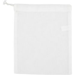 Sac en tissu, dim. 21x25 cm, 130 gr, blanc, 1 pièce