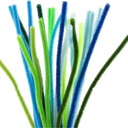 Fil chenille, 25pièces/ 1 Pq.