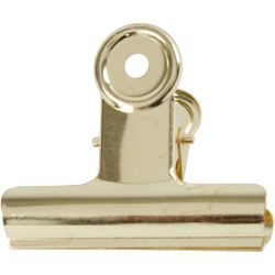 Pince métallique, L : 7,5 cm, laiton, 6 pièces/ 1 Pq.