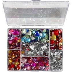 Pierres de strass en boîte