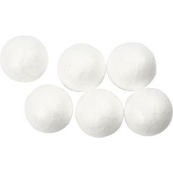 Boules en polystyrène
