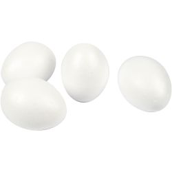 Oeufs en polystyrène