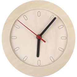 Horloge en bois, 15 cm, 1 pièce
