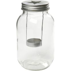 Lanterne, H : 18 cm, d 10 cm, 1 pièce