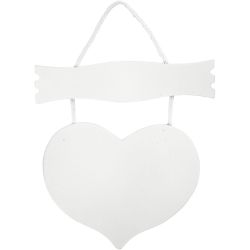 Coeur avec panneau