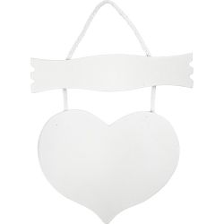 Coeur avec panneau