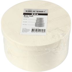 Boîtes copeau rondes