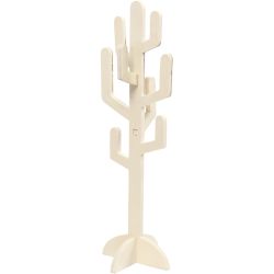 Cactus en bois, 38 cm, 12 cm, 8 mm, 1 pièce
