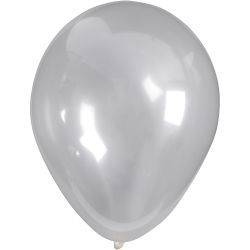 Ballons, ronds, d 23 cm, transparent, 10 pièces/ 1 Pq.