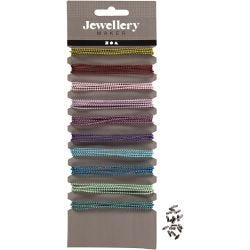 Chaîne de perles colorée