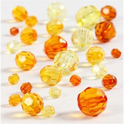 Perles à facettes