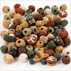 Perles en céramique