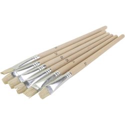 Pinceaux plats scolaires