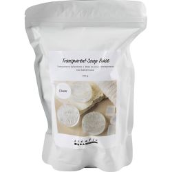 Base de savon transparente